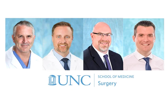 Doctors Thane Blinman, Kevin Calder, Robert Hanfland, and Trevor Wood