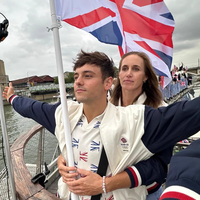 Tom Daley and Helen Glover. 