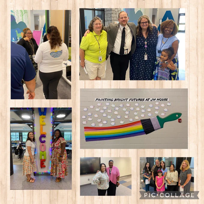 Staff members at JHH welcomed students and families for the 24-25 Open House.