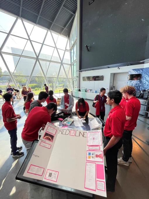 group of people working