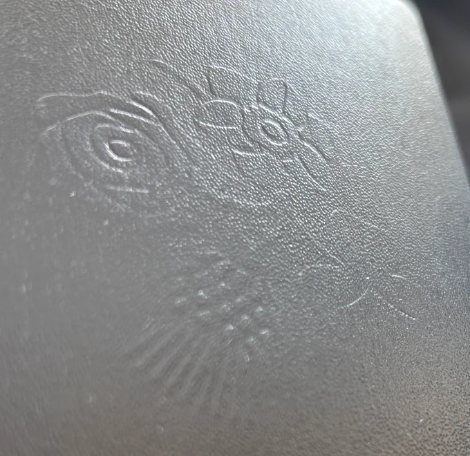 Embossed plants