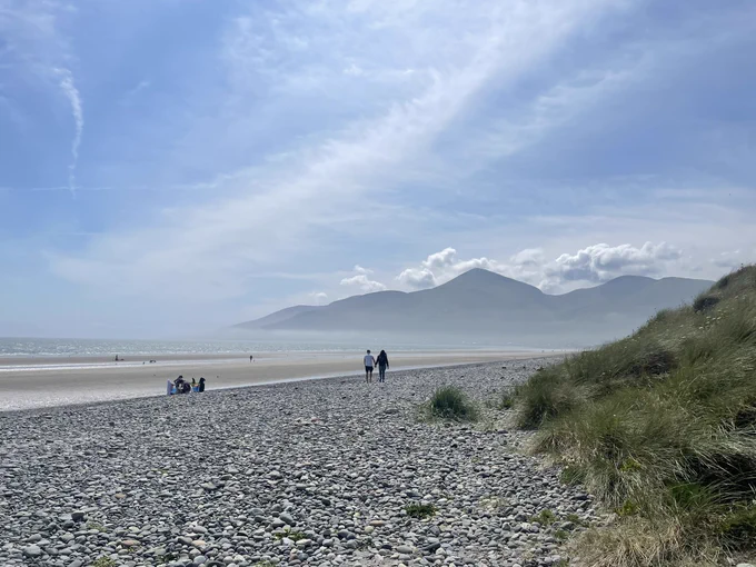 Mournes from Murlough beach