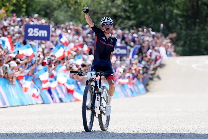 Tom Pidcock - mountain bike Olympic champion.