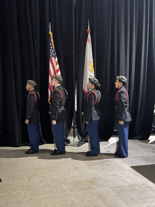 Waynesville JROTC presents the Colors