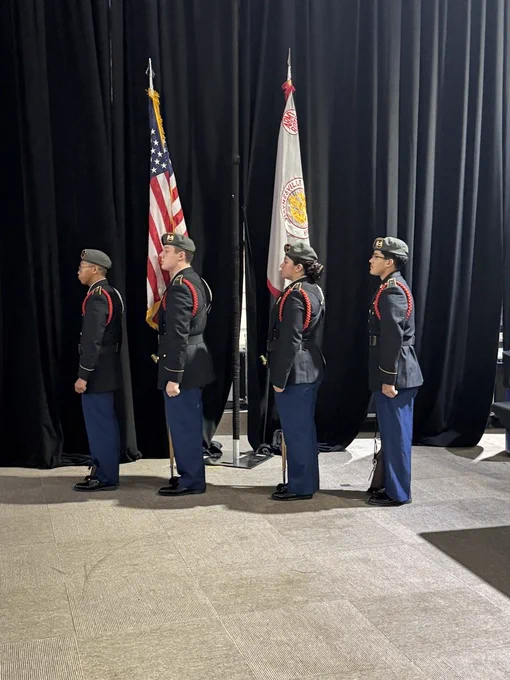Waynesville JROTC presents the Colors