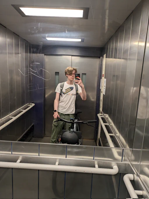 Me in a lift