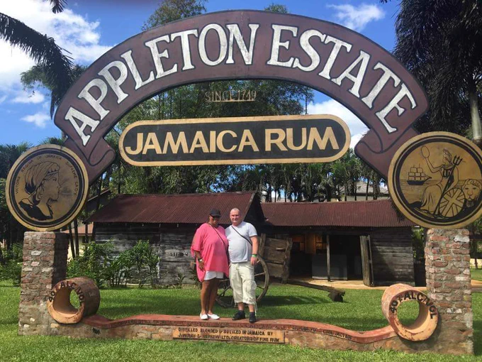 Michelle and Martin on holiday