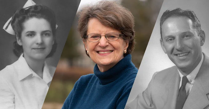 Bernice "Bunny" Weede Havlicek, Jane Roth, and Frank Havlicek