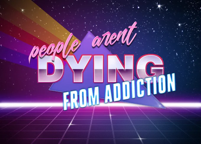 people aren't dying from addiction 