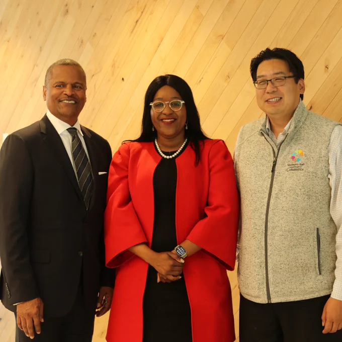 Craig Smith, City Light, Patience Malaba, Housing Development Consortium, and Mike Fong, Washington Department of Commerce