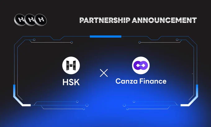 Canza Finance has partnered with $HSK - the platform token of Hashkey group.