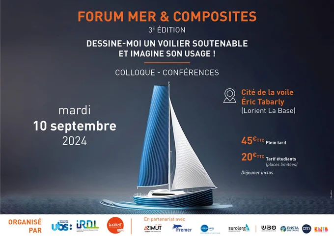 Forum Mer & Composites mardi 10 septembre 2024 à Lorient