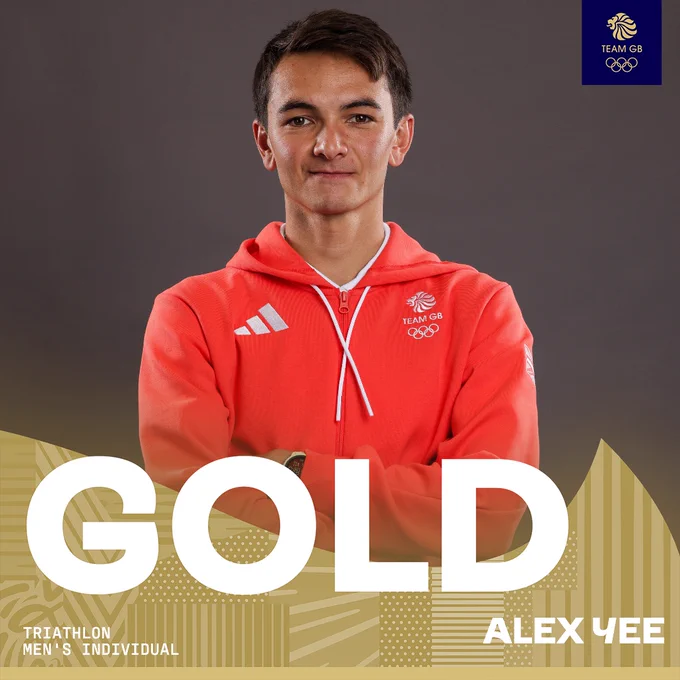 Alex Yee - triathlon Olympic gold medallist.