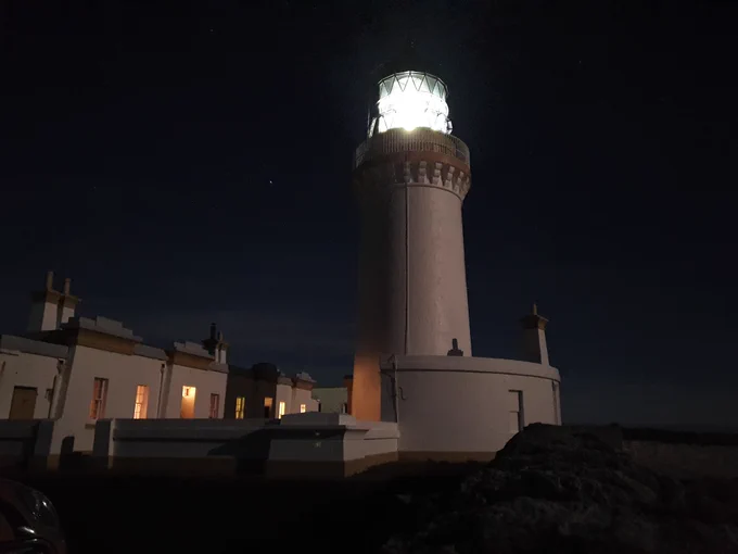 Lighthouse at night