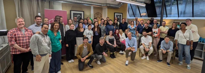 ODP community members at a recent product team away day
