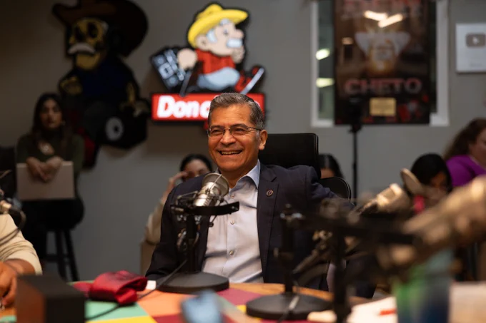 Secretary Becerra smiling