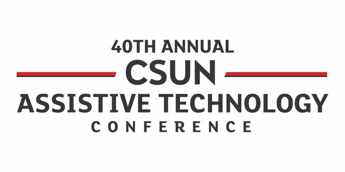 40th Annual C S U N Assistive Technology Conference Logo