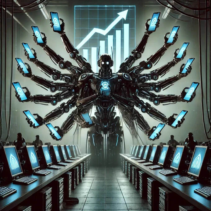 Parallel dialer robot iphone