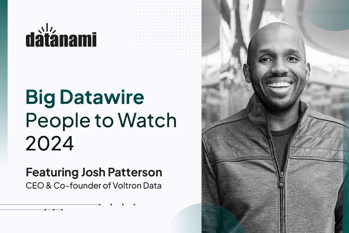 Datanami's People to Watch 2024 – Josh Patterson