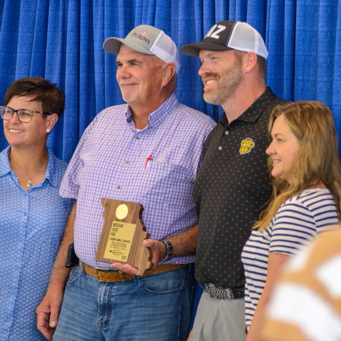 The Funk Family is this year's Saline County Farm Family. Congratulations and thank you! 