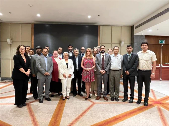 We are excited to share that our CEO, Mr. Mohit Kohli, had the honor of participating in the Cybersecurity Roundtable last week. This event brought together key delegates, including the Hon. Governor of New Mexico, Ms. Michelle Lujan Grisham, and the Hon. U.S. Ambassador to India, Mr. Eric Garcetti, along with esteemed delegates from New Mexico. The discussions were centered around the latest in technology and innovation and highlighted the significant role Foresiet is playing in the cyber revolution. We are eager to explore potential collaborations and continue driving advancements in cybersecurity.