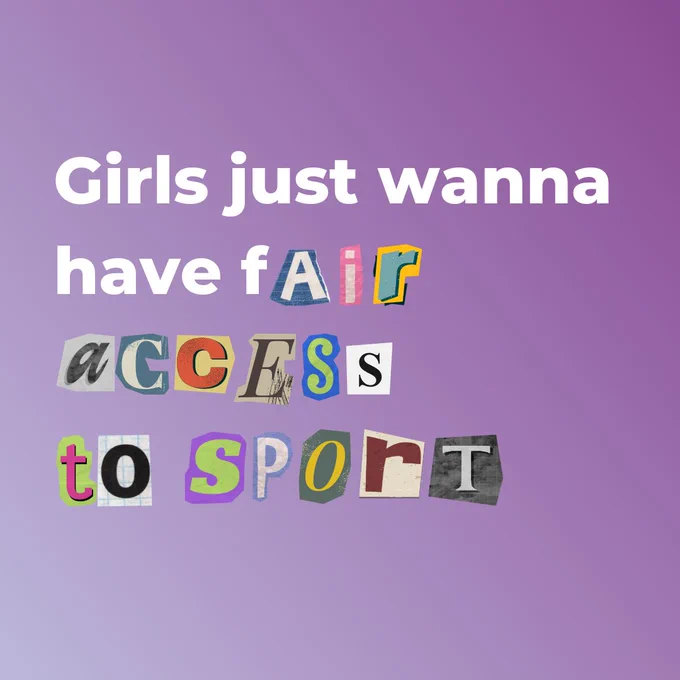 Girls just wanna have fair access to sport