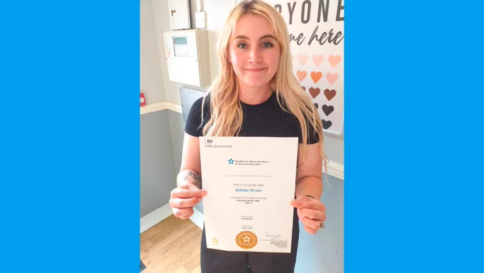 Well done Sabrina!