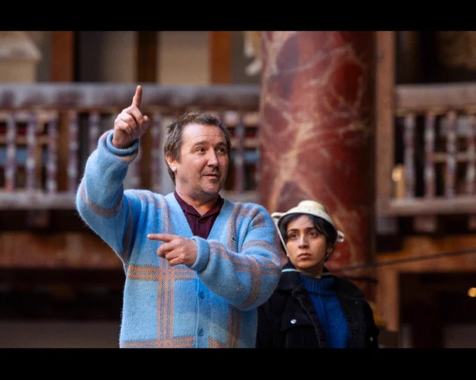A picture of Nick Bagnall in director mode.