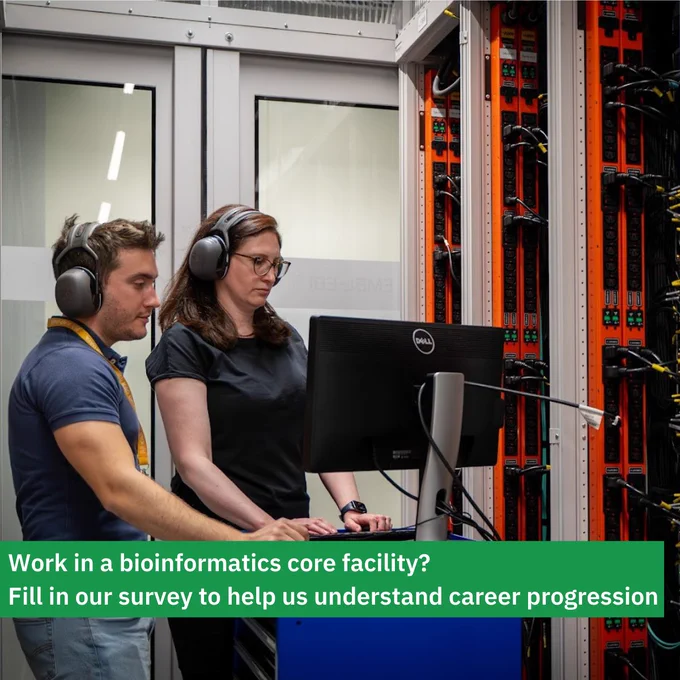Work in a bioinformatics core facility?
Fill in our survey to help us understand career progression
