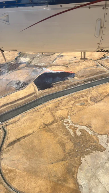 Burn area from fire