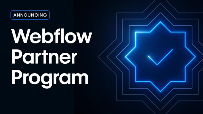 Announcing Webflow Partner Program