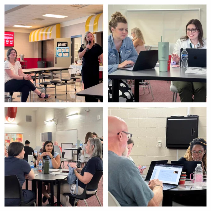 Teachers at NTA and Mrs. Reams