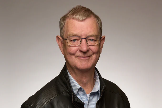 Peter Gamwell smiling at the camera
