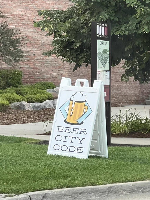It’s a Beer City Code sign.