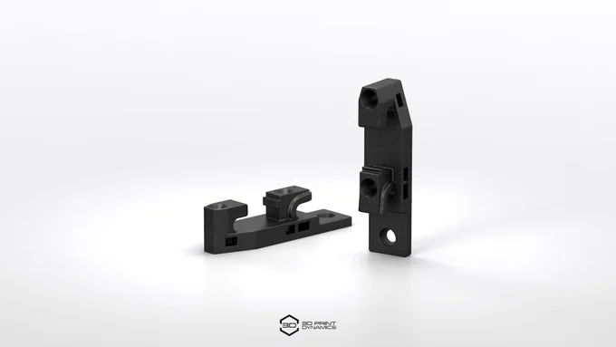 3D printed bracket in SLS Nylon 12.