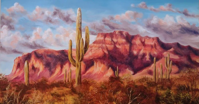 'Colors of the Superstitions' by Kaylee Michelle