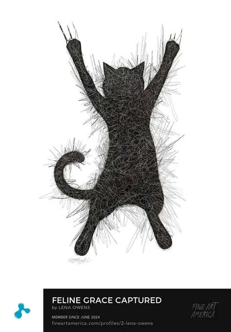 Playful Spirit in Art Form: Stretched Out Black Kitty  🐾🐾🐾🐾🐾🐾🐾🐾🐾🐾🐾 Expressive Feline Silhouette Black Cat Transparent Background'Feline grace in art,
Climbing paws stretch to the sky,
Whiskers catch the light.' 🐾🐾🐾🐾🐾🐾🐾🐾🐾🐾🐾
A cat with raised front paws appears to be climbing a surface. The feline is depicted using intricate lines against a plain gray background. Graphic illustration of a black cat stretching with extended claws on a transparent background. Black Cat Artwork. This textured graphic captures the essence of feline grace with its arched back and outstretched claws against a transparent background. Perfect for cat enthusiasts and art lovers alike. Playful Spirit in Art Form: Stretched Out Black Kitty 