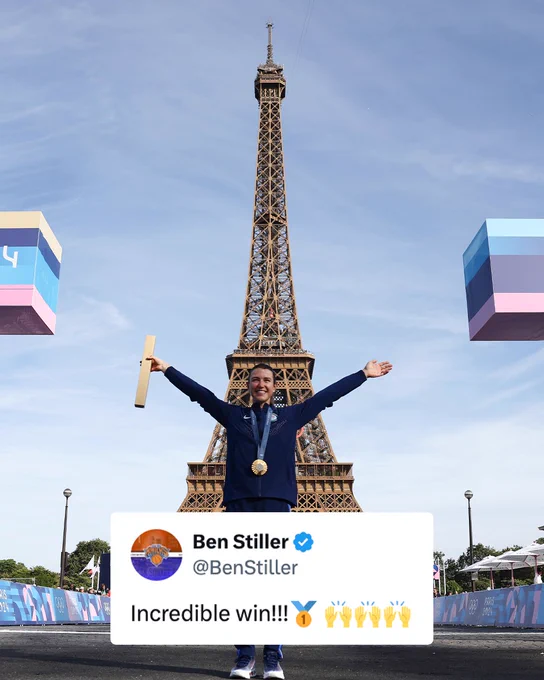 Kristen Faulkner wins Olympic gold in front of the Eiffel Tower