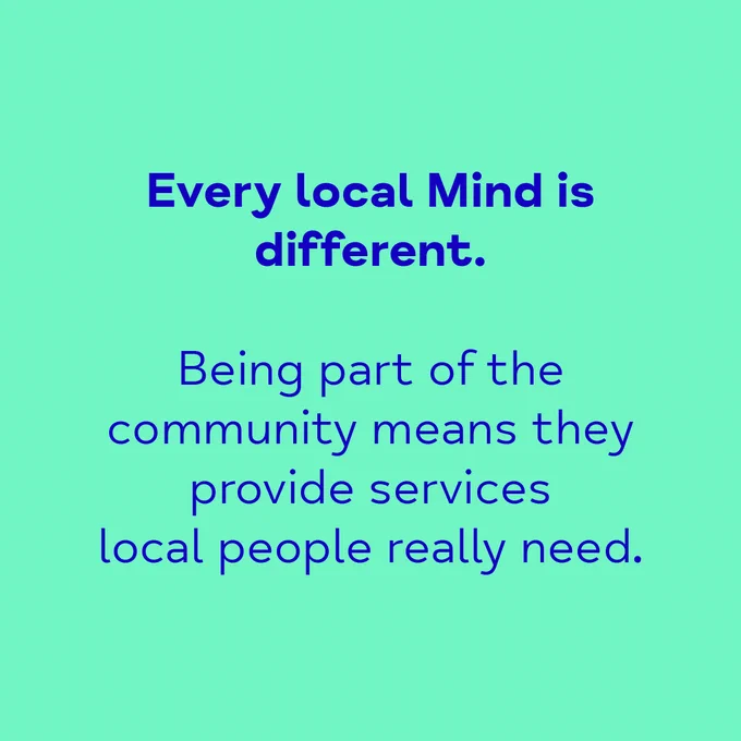 Graphic carousel. Text says, Every local Mind is different