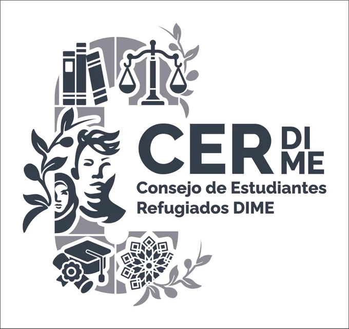 DIME Refugee Student Council's logo
