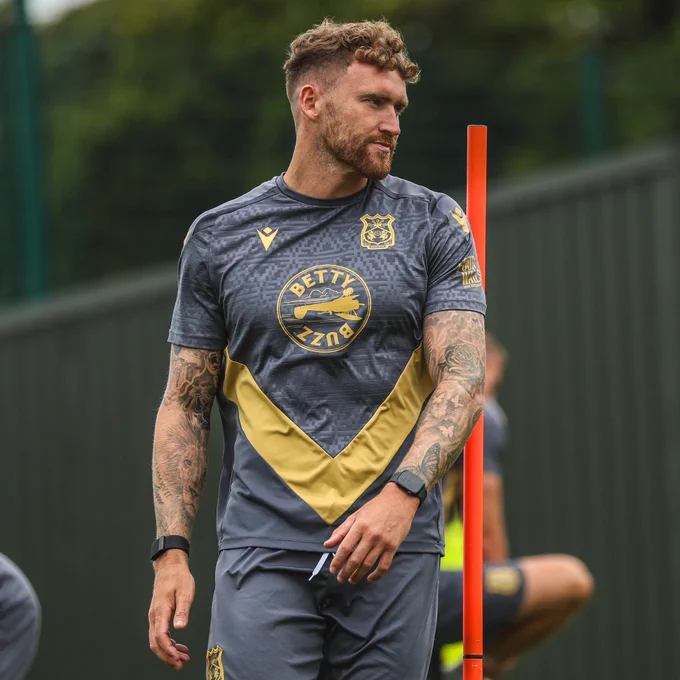 Dan Scarr pictured during training