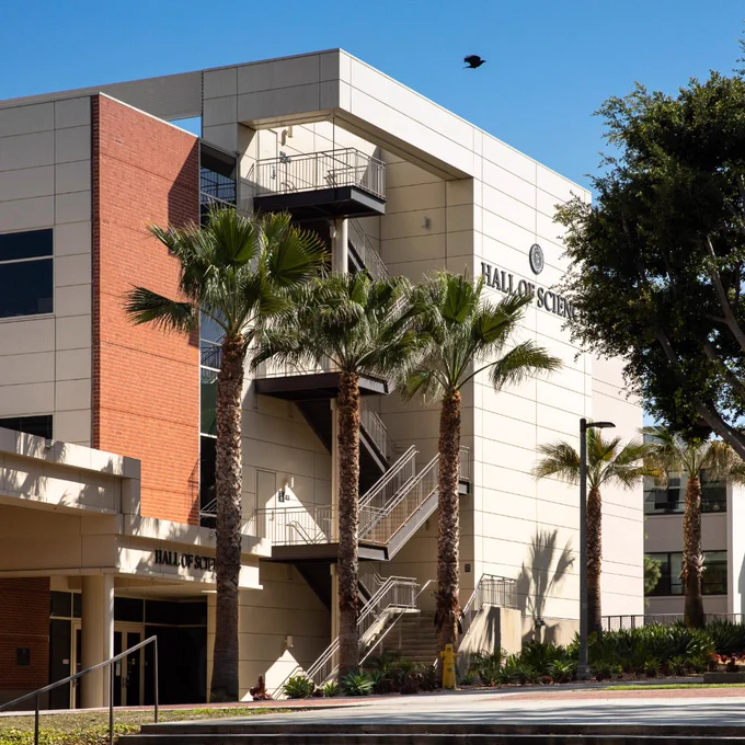 The Hall of Science building on a sunny day.