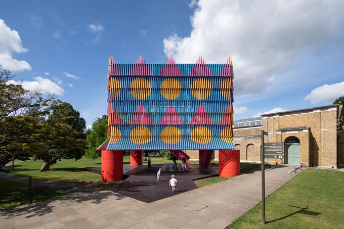 Dulwich Picture Gallery, 'Colour Palace' by Pricegore   Yinka Ilori, 2019 © Adam Scott