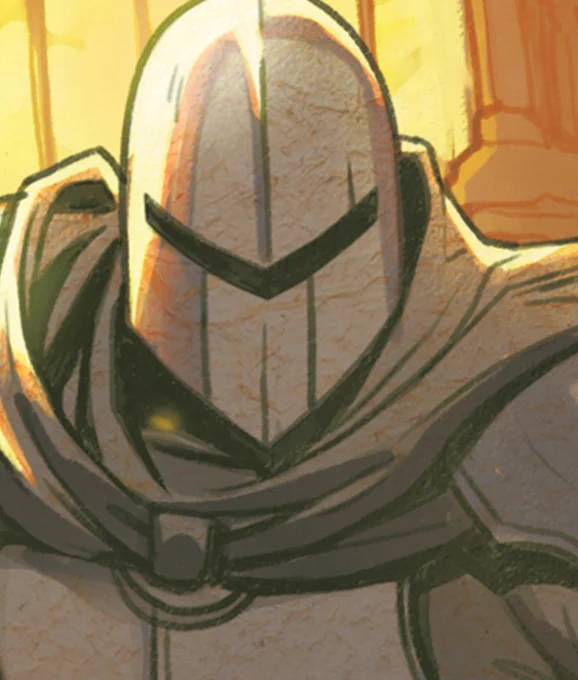 crop zoom image of the knight from Knights in Tight Spaces