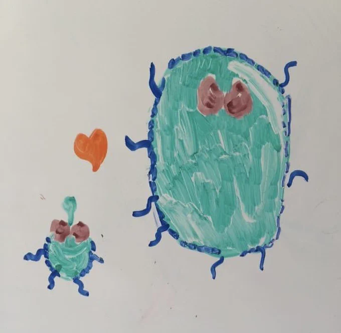 Daddy and daughter “bacteria “