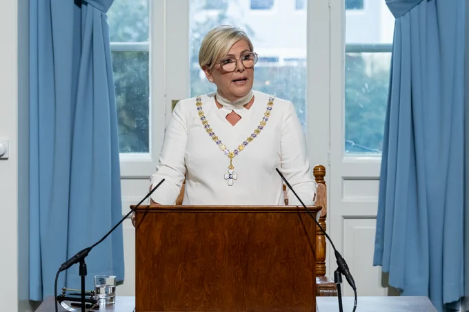 Inauguration Address of H.E. Halla Tómasdóttir, President of Iceland, on 1 August 2014. Photo by Sigurjón Ragnar.