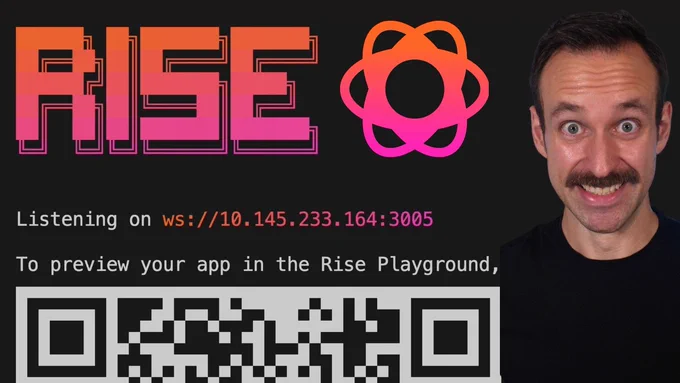 Rise Tools getting started on the command line, with @schlimmson