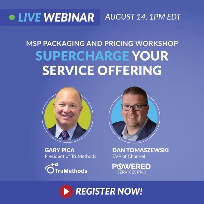 MSP Packaging and pricing workshop