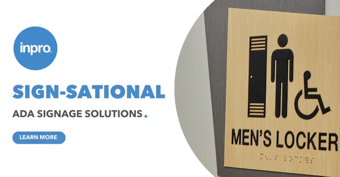 Inpro logo

SIGN-SATIONAL 
ADA Signage Solutions
Learn More

Design forward Men's Locker Room sign with Braille