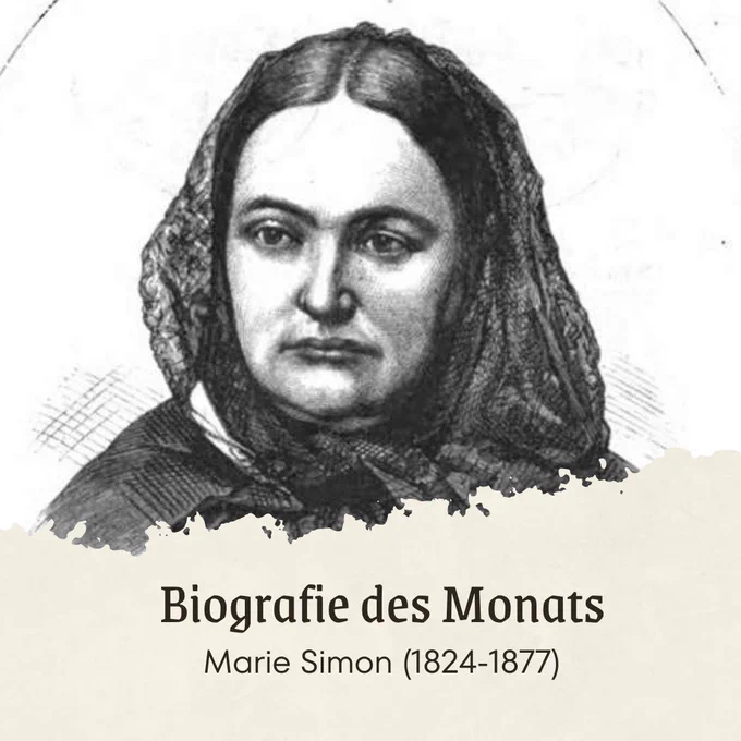 Marie Simon (1824-1877), Portrait